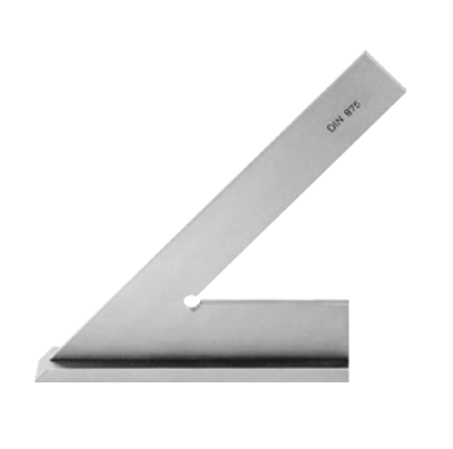 Ostrý úhelník 45° HITEC se základnou  150 x 100 mm  speciální ocel   DIN 875/2   (301-64)