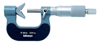 114-101: Třmenový mikrometr s prizmatickým měřicím dotekem MITUTOYO
1-15/0,01mm