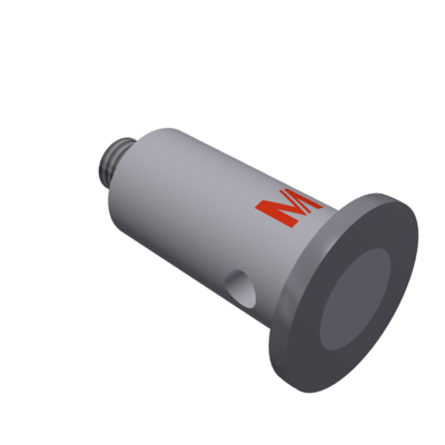 Dotek M5 s kotoučkem z kalené oceli Ø15mm 05-M5-BDC15/1,5-L21,5-BAl10 MITUTOYO (K650356)