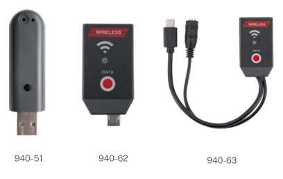 USB bezdrátový vysílač  pro mikrometry HITEC s kabelem a připojením pro nožní spínač   (940-63)