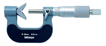 114-121: Třmenový mikrometr s prizmatickým měřicím dotekem MITUTOYO
5-25/0,01mm