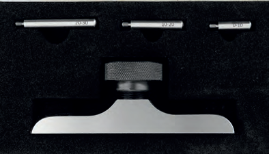 Hloubkoměrná základna pro číselníkové hloubkoměry 63 x 17 mm včetně prodloužení (0-10, 10-20, 20-30)  (HT-284-01)