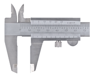 Posuvné měřítko HITEC 100/0,02 mm/ïnch s pojistným šroubem (101-01)