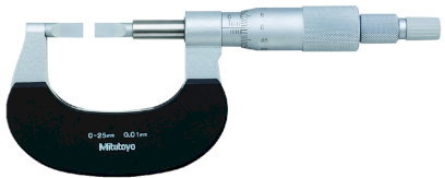 122-115: Třmenový mikrometr s úzkými měřicími plochami MITUTOYO
250-275/0,01mm