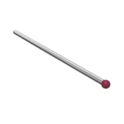 Dotek pro držák, rubínová kulička Ø1,5 mm 01-R1,5-L25,75-SWC1 MITUTOYO (K651074)