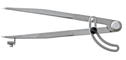 Měřicí kružítko HITEC s obloukovým zajištěním a držákem na tužky 500 mm (1400-034)