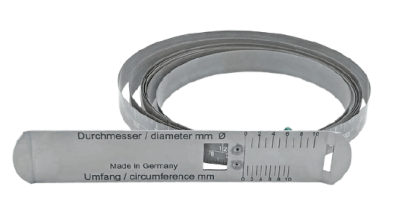 Cirkometr HITEC - nerezové měřítko pro měření průměru a obvodu 60 - 7540/0,1 mm (122-45)