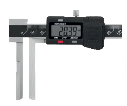 Digitální posuvné měřítko s dlouhými čelistmi pro vnitřní rozměr 150/0,01 mm/inch (HT-100-919)