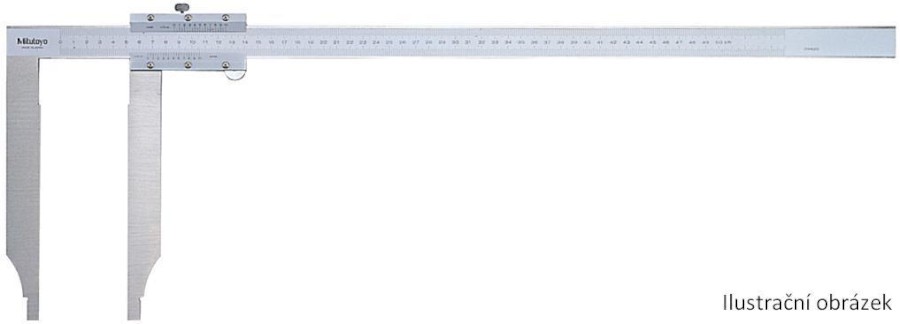 534-114: Analogové posuvné měřítko s Noniem MITUTOYO 0-500/0,02mm s dlouhými čelistmi