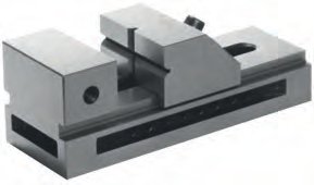 Přesný svěrák se stahovacím systémem šířka čelistí 125 mm (HT-302-43)