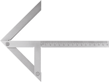 Středící úhelník HITEC DIN 875/1,   200 x 150 mm, do pr. 220 (301-72)