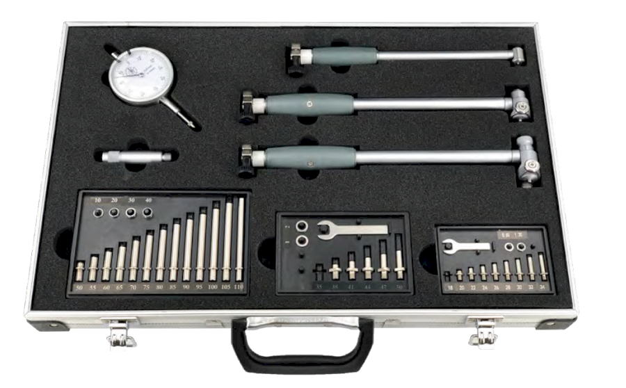 Dvodotekový dutinoměr s číselníkovým úchylkoměrem 18-160/0,001 mm (HT-231-31)