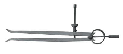 Měřicí kružítko pružinové s přesným nastavením pro vnitřní měření 150 mm (HT-1400-015)