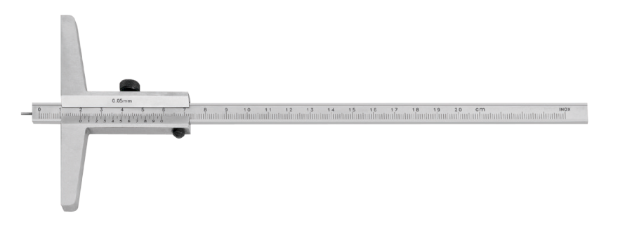 Analogový hloubkoměr HITEC s kulatým dotekem 150/0,05 mm (120-23)