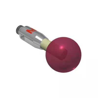 Dotek M2 rubínová kulička Ø6,0mm 01-M2-R6-L10-ML10-SS2-BS3 MITUTOYO (K651003)