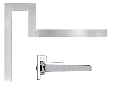 Úhleník přírubový HITEC400x400 mm (304-02)