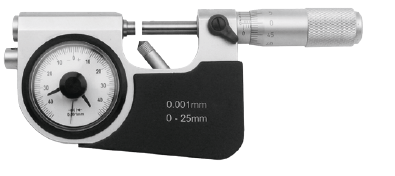 Pasametr HITEC s číselníkovým ukazatelem 25-50/0,001 mm (203-02)