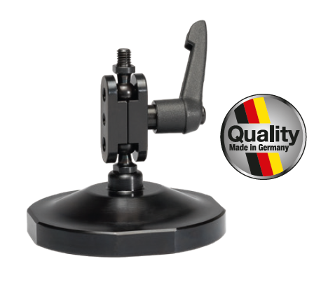 Kloubový stojan pro mini svěrák HITEC vč. 3 šroubovacích destiček pro  šířku čelisti svěráku  15 mm/ 25 mm / 35 mm (302-5678)