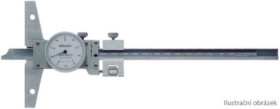 527-302-50: Analogový hloubkoměr s číselníkovým úchylkoměrem MITUTOYO 0-200/0,05mm