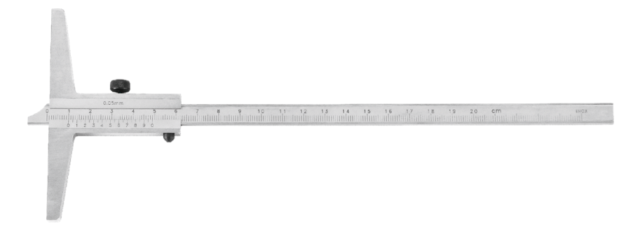 Analogový hloubkoměr HITEC 300/0,02 mm (120-402)