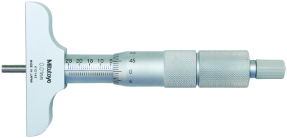 129-153: Analogový mikrometrický hloubokoměr MITUTOYO s výměnnýmí nástavci 0-300/0,01 mm