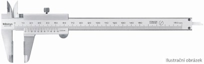 530-322: Analogové posuvné měřítko s Noniem MITUTOYO 0-300/0,05mm a čelistmi osazenými tvrdokovem