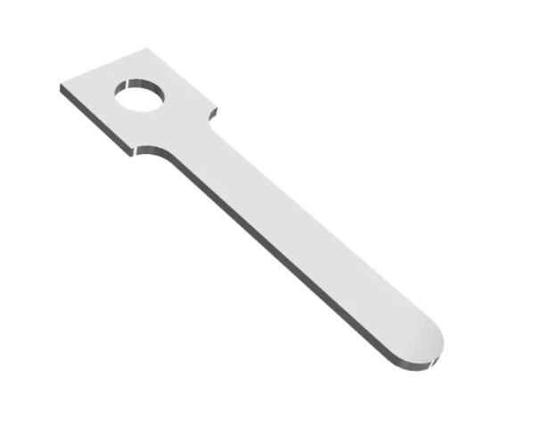 Listová pružina, L = 60 mm, šířka 5 mm pro upínací svorku CMM fixtures, eco-fix KOMEG (K551328)