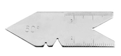 Měrka závitová HITEC metrický 60 ° (1200-034)