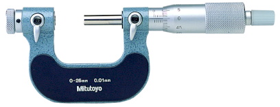 126-133: Třmenový mikrometr na měření závitů s výmennými doteky
MITUTOYO 200-225/0,01mm
