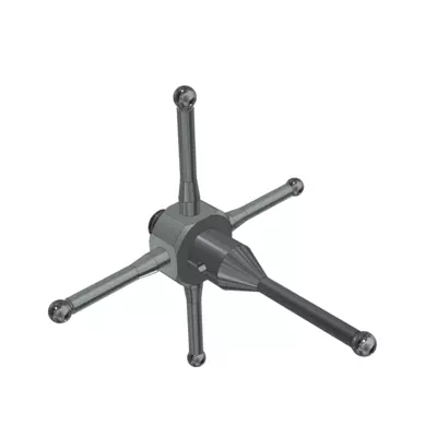 Hvězdicový dotek M3 kulička z nitridu křemíku ø2,0 04-M3-SiNi2-L30-ML8/18,5-SS1,5/2-BS4 MITUTOYO (K651578)