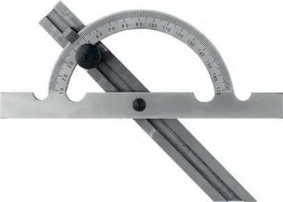 Úhloměr 10-170° s artetací a nastavitelnou lištou 200x400 mm (HT-301-97)