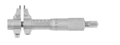 Analogový mikrometr s čelistmi pro měření vnitřních rozměrů 50-75/0,01 mm (HT-230-82)