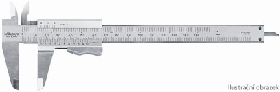 531-101: Analogové posuvné měřítko s Noniem MITUTOYO 0-150/0,05mm a aretací palcem