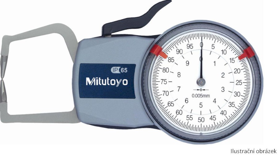 209-911: Číselníkové úchylkoměry s měřicími rameny pro
vnější měření MITUTOYO 0-50/0,05mm