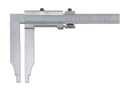 Posuvné měřítko HITEC jednostranné pro vnitřní a vnější měření 500/0,05 mm/inch jemné nastavení (110-64)