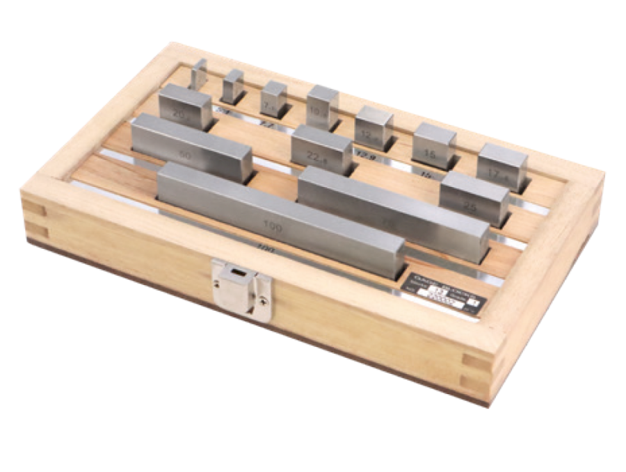 Sada kontrolních měrek pro mikrometry ocelové 0-100 mm 13 kusů TP1 (531-17)