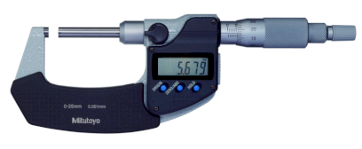 406-250-30: Digitální třemnový mikrometr MITUTOYO s neotáčivým vřetenem 0-25/ 0,001mm