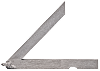 Úhelník nastvaitelný HITEC se šroubovým pantem 150 mm (304-09)
