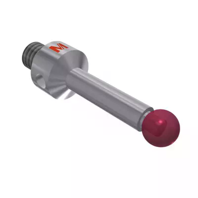 Dotek M4 rubínová kulička Ø4,0 mm 01-M4-R4-L18-ML13-SS3-BS7 MITUTOYO (K651188)