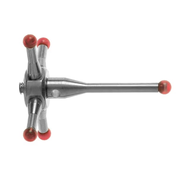 Dotek hvězda 5-ti směrový závit M2 kulička Ø 2,5mm materiál rubín délka 19,3mm RENISHAW (A-5000-7629)