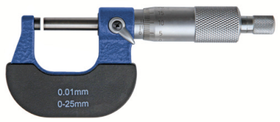 Analogový mikrometr HITEC s tepelnou ochranou 200-225/0,01 mm + nastavovací měrka (209-09)