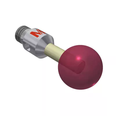 Dotek M3 rubínová kulička Ø6,0 mm 01-M3-R6-L10-ML10-SWC2-BS4 MITUTOYO (K651135)