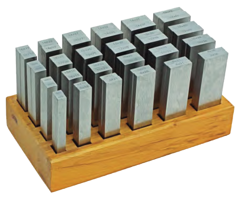 Paralelní podpěry délka 150 mm 24 párů / rovnoběžnost ± 0,01 mm (HT-580-13)