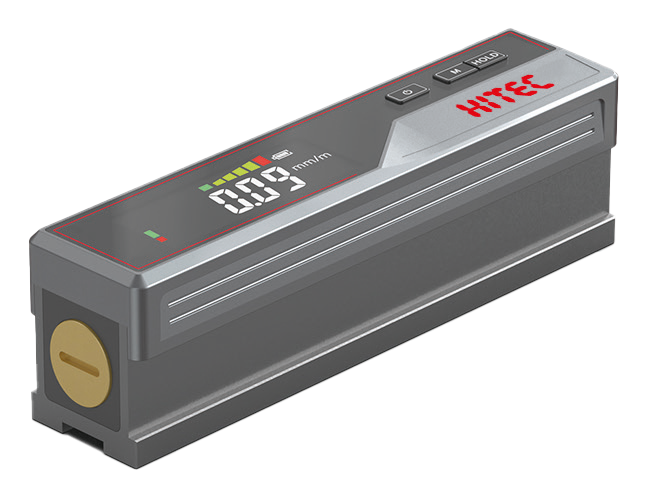 Digitální vodováha HITEC rozsah měření ± 0,5 mm/m, odečet 0,01°, přesnost ± 0,02 mm/m (HT-302-250)