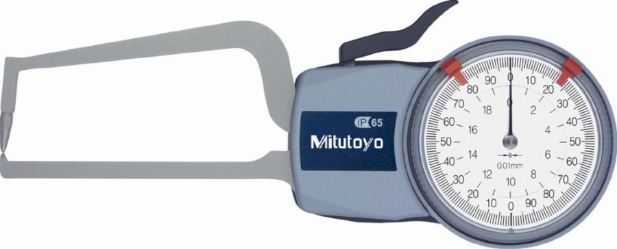 209-407: Číselníkové úchylkoměry s měřicími rameny pro
vnější měření MITUTOYO 0-20/0,01mm