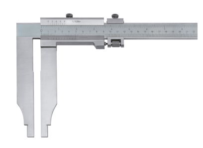 Posuvné měřítko HITEC jednostranné pro vnitřní a vnější měření 1000/0,05 mm/inch jemné nastavení (110-67)