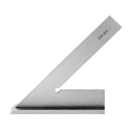 Ostrý úhelník 45° HITEC se základnou  120 x 80 mm  speciální ocel   DIN 875/2   (301-63)