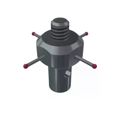 4cestný hrot M2 rubínová kulička 0,5 mm 04-M2-R0,5-L10-ML7,5/2,5-SWC0,3-BS3 MITUTOYO (K651452)