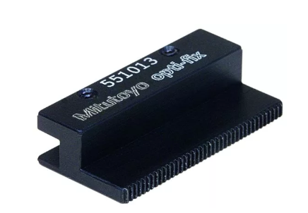 Plochý ozubený upínač s jemnými zuby 20x40x10 mm opti-fix KOMEG (K551013)