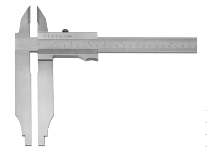 Posuvné měřítko HITEC oboustranné pro vnitřní a vnější měření 250/0,05 mm/inch (111-21)